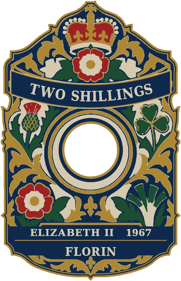 The Heraldic Florin plaque